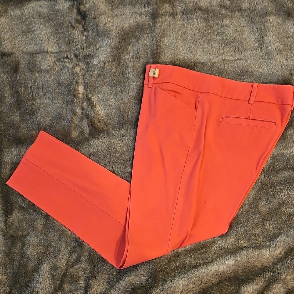 Coral Crop Pants